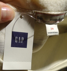 Gap Women&rsquo;s Striped Navy Off White Pleated Dress Size 20 NWT #F