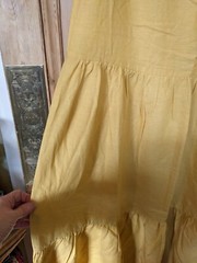 NEW BNWT SIZE 8 ALBARAY Buttercup Yellow Tiered sun dress