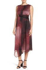 NIC+ZOE &lsquo;Digital Age&rsquo; Print Silk Midi Dress (size 6)