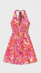 FARM Rio Flying Birds Halter Mini Dress – Open Back- Small- New Without Tags