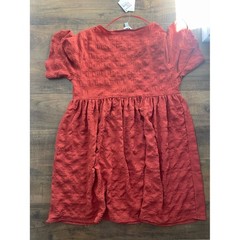 Nordstrom Rack Red Textured Short Sleeve Top Size Medium
