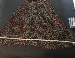 DSQUARED2 Size 38 Leopard Print With Velvet Waist Made In Italy