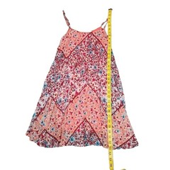 American Rag Abstract floral print Summer Sun Dress Adjustable Straps XS