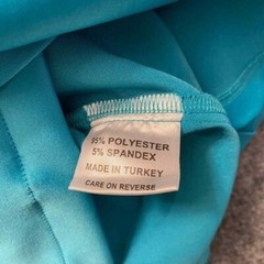 Isle Apparel Womens A-line Layered Dress New With Tag Blue Teal Size Small