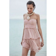 💕SPELL & THE GYPSY💕 Mira Bustier Rara Dress ~ Rose Pink XL NWT