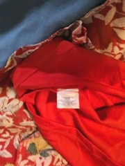 💐EUC Bobeau Floral Ruffle Open Lined Sundress Red Tropical Print MMedium🌞