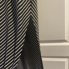 Maternity Dress Kidsform Size Large Long Dress Short Sleeve Stretchy W/ Slit