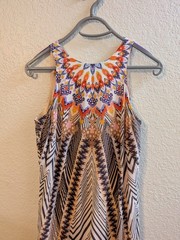 Anthropologie HD in Paris 100% Silk Solstice Midi Dress, Size 4