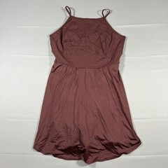 Torrid Performance Core 2fer Active Dress Womens 2 Brown Nylon Moisture Wicking