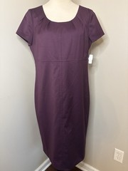 Pendleton NWT Burgundy Dress Wool Blend Lined Stretch Minimalist Career Size 12