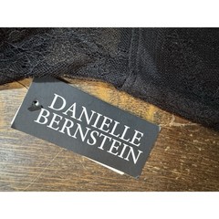 Danielle Bernstein Dress Womens XS Black New Lace Illusion Panel Midi NWT