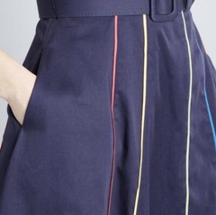 Modcloth Between The Lines Retro A- Line Sleeveless Midi Dress Size S NWT