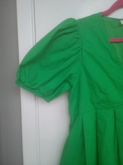 Green Spring/Summer Dress with Pockets Size M Women’s