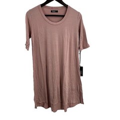 Michael Lauren Dress Medium Pink T-Shirt Relaxed Fit New