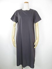 MUJI Short Sleeve Dress Gray XS S