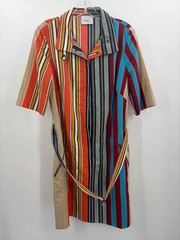 Pre-Owned Akris Punto Tan Size 8 Knee Length Short Sleeve Dress