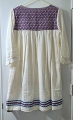 NWT The Coast Brand Santa Barbara Embroidered Dress One Size Beachy Coastal SEE