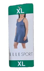 NWT Elle Sport Women&rsquo;s Size XL Active Tank Dress/Shorts Bijou Blue