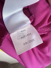 CeCe Magenta Large Boho Ruffle Cap Sleeve Layered Midi Dress Smocked Waist Fairy