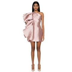 Solace London The Rio One Shoulder Mini Dress in Pink NWT – Size 4