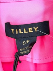 Tilley Size S Pet Pink Cargo Button-down NEW Designer Dress