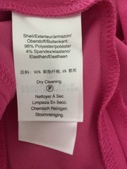 NWT DKNY Shift Dress: Pink, Crewneck, Short Puff Sleeves with Golden Buttons, 8