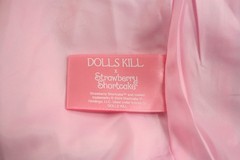 Dolls Kill x Strawberry Shortcake Pink Corset Bow Dress [Size SMALL]