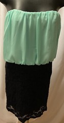 Deb Juniors Size Small Dress Mint and Black
