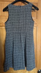 Shein Size M Gray Tweed Sleeveless Mini Dress Fall Spring Winter