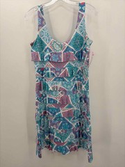 Pre-Owned Tango Mango Blue Size Small Short Sleeveless Dress