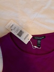 Eileen Fisher Rasby Jewel Nk F/L Dress Sz XS NWT Returns Accepted