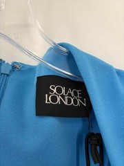 Pre-Owned Solace London Blue Size 8 Short Sleeveless Dress