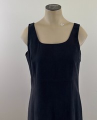 TOMMY BAHAMA 100% SILK Womens Sz 8 Black Floral Sleeveless Lined Beach Dress EXC