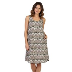Pink Republic Sleeveless Geometric Sheath Dress Women Summer Casual Size Small