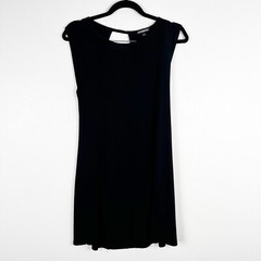 Express Women&rsquo;s Open Back Lightweight Sleeveless Dress Black Sz S