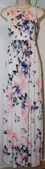Vanilla Bay*Beautiful Floral Long Maxi Dress*Lined*Stretch*Womens S*Made in USA