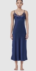 Ginia Silk Jean Slip Dress “XS” NWT