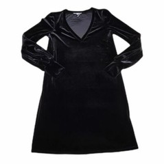 1 State V-Neck Bishop Sleeve Velvet Cocktail Dress XS