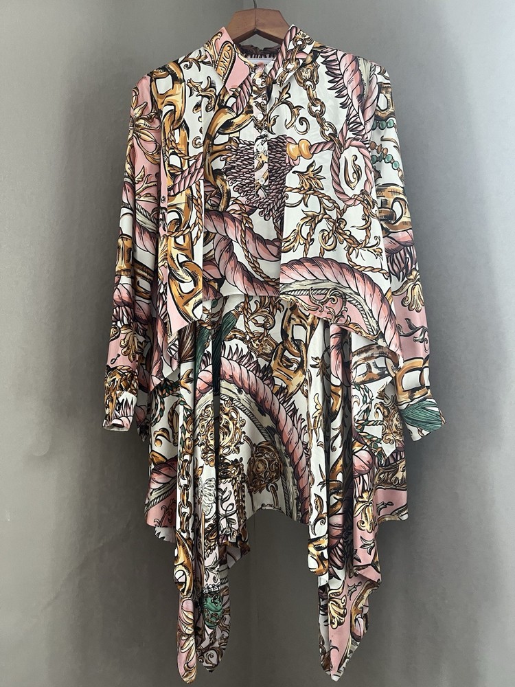 Moschino Designer Women’s 100% Silk Dress Made in Italy IT 46 / US 12 / UK 1