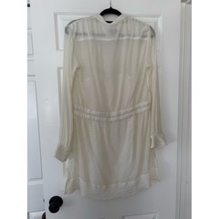 Rag & Bone Ivory Sheer Overlay Mini Dress with Slip – Size Small