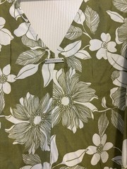 Billabong NWT midi Green Dress Floral Women’s Size Small