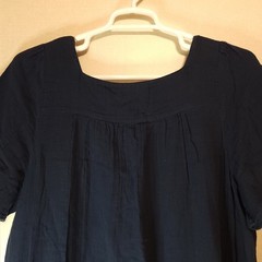 Madewell Patchwork Shift Mini Dress Size XXL Dark Nightfall Blue Pockets Cotton