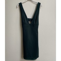 NWT Lulu&rsquo;s Smoldering Love Hunter Green Cutout Bodycon Mini Dress Size Large
