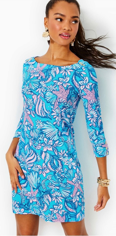Lilly Pulitzer NWT UPF 50+ Sophie Dress Sound The Sirens $158 Size M,L