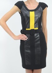 WAGGON PARIS Slimming side paneled bodycon dress UK 14 / XL