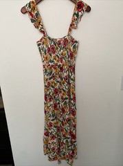 Pie in the sky Womens Dress Multicolor Floral Casual Size Large