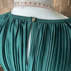 H&M Green Pleated Knee Length Dress – Medium
