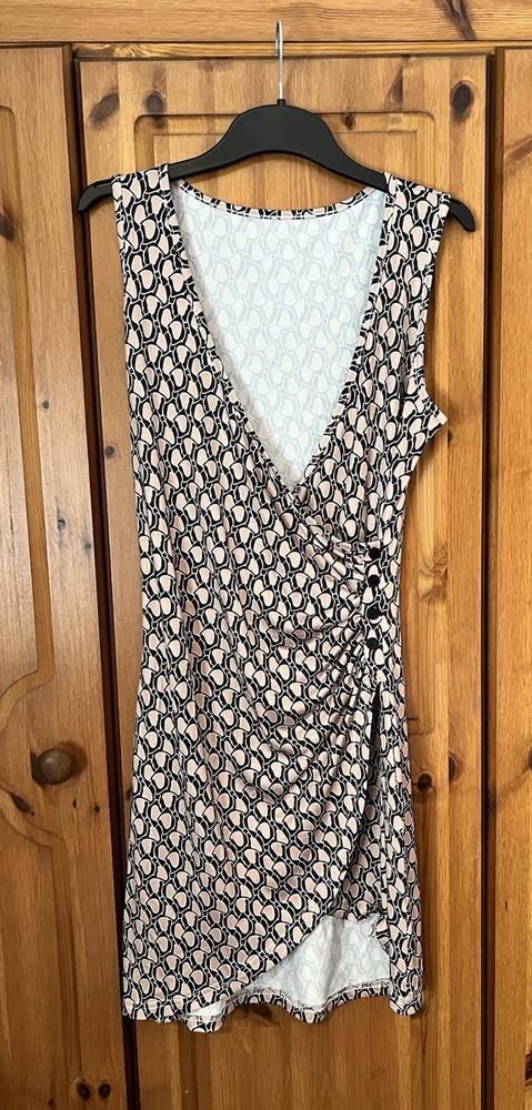 Fitted Wrap Short Dress