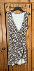Fitted Wrap Short Dress