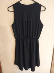 Monteau Los Angeles Sleeveless Black Dress Large